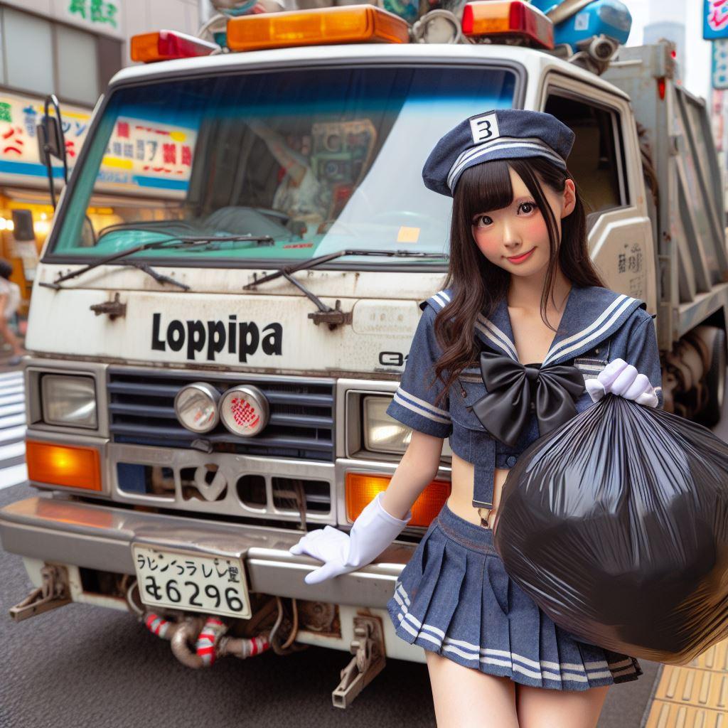 はたらくくるま（渋谷・ゴミ収集車編）