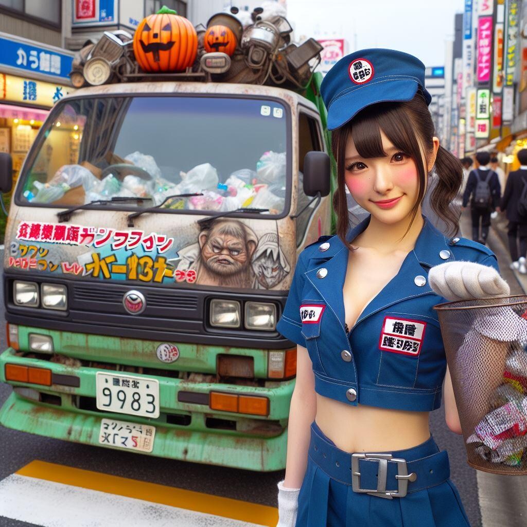 はたらくくるま（渋谷・ゴミ収集車編）