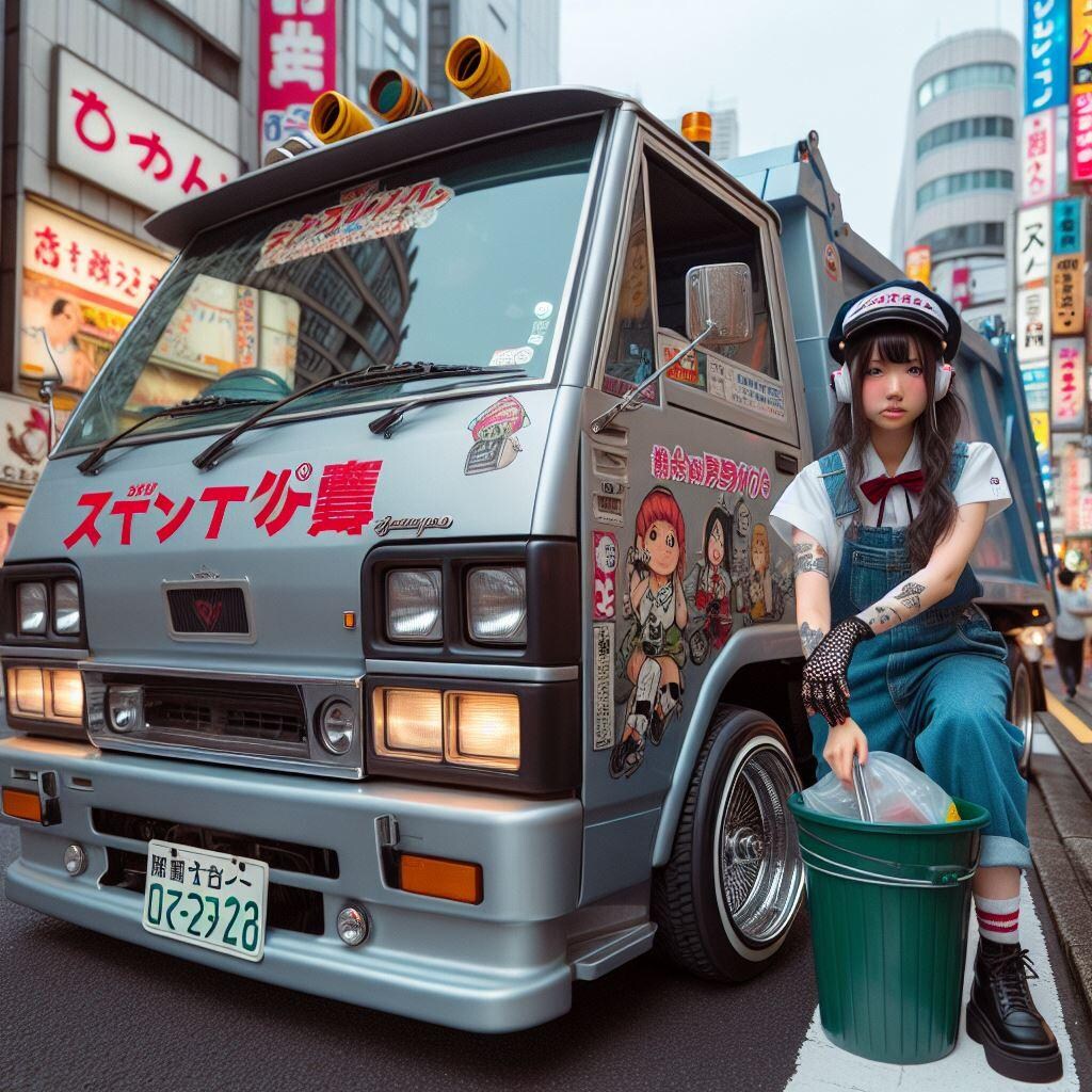 はたらくくるま（渋谷・ゴミ収集車編）