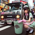 はたらくくるま（渋谷・ゴミ収集車編） 9枚目