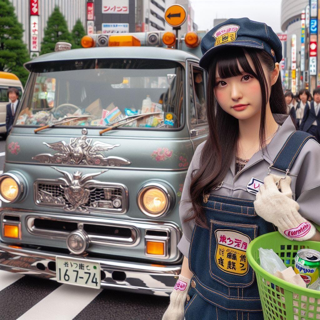 はたらくくるま（渋谷・ゴミ収集車編）