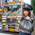 はたらくくるま（渋谷・ゴミ収集車編） 8枚目