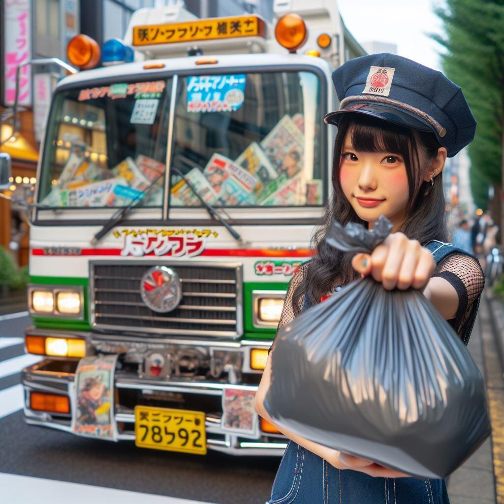 はたらくくるま（渋谷・ゴミ収集車編）