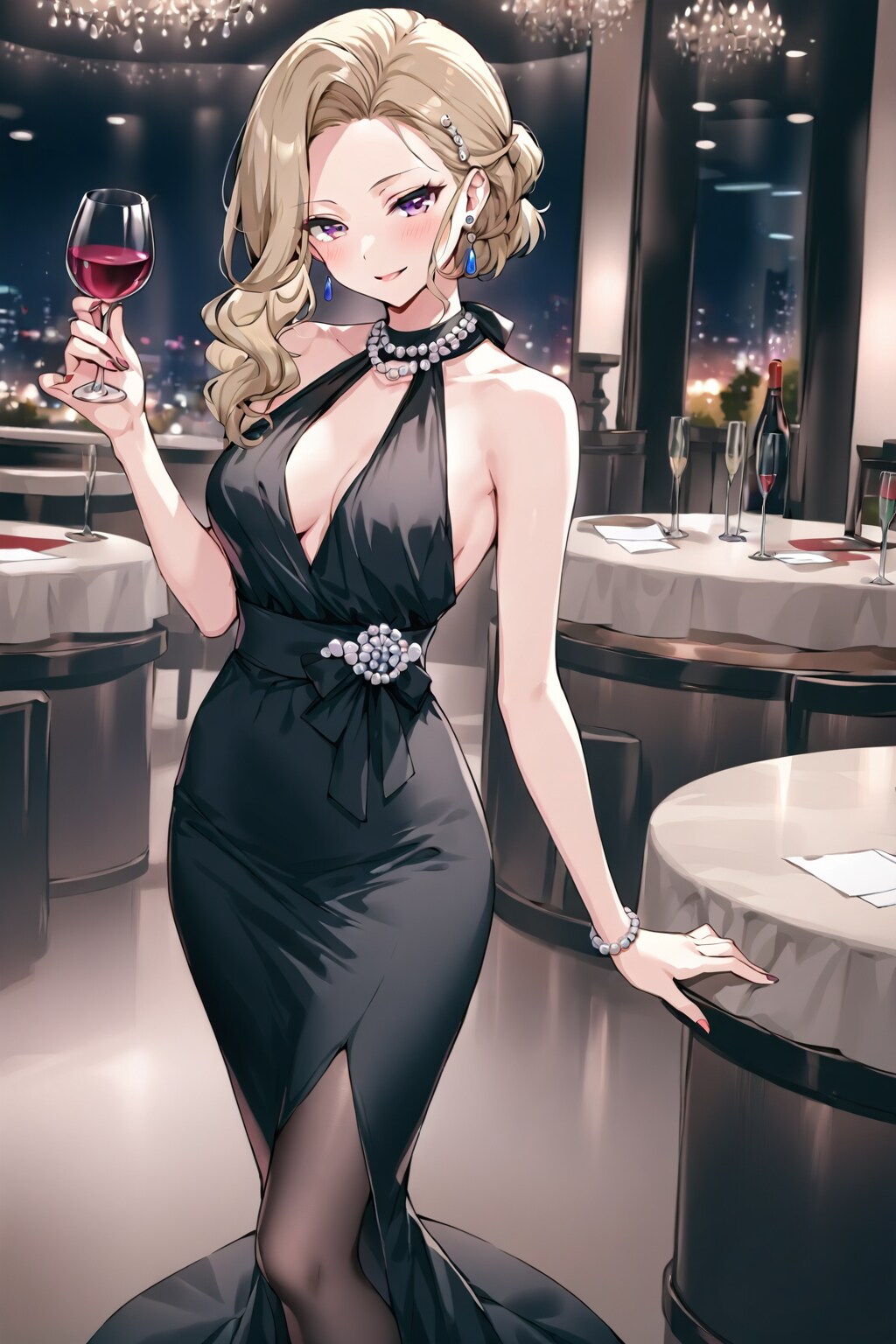 私と一杯いかがかしら？
