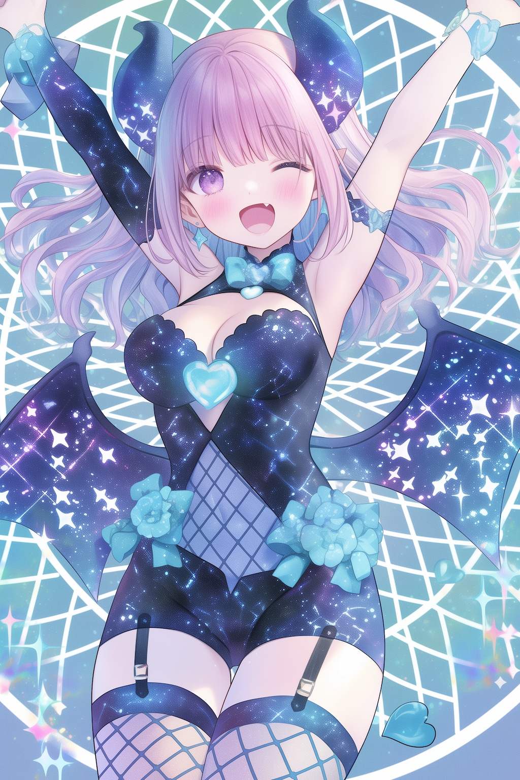 悪魔っ娘と豊かな色彩