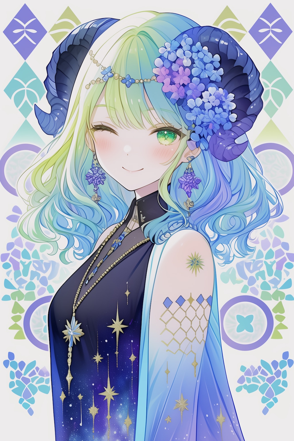 悪魔っ娘と豊かな色彩