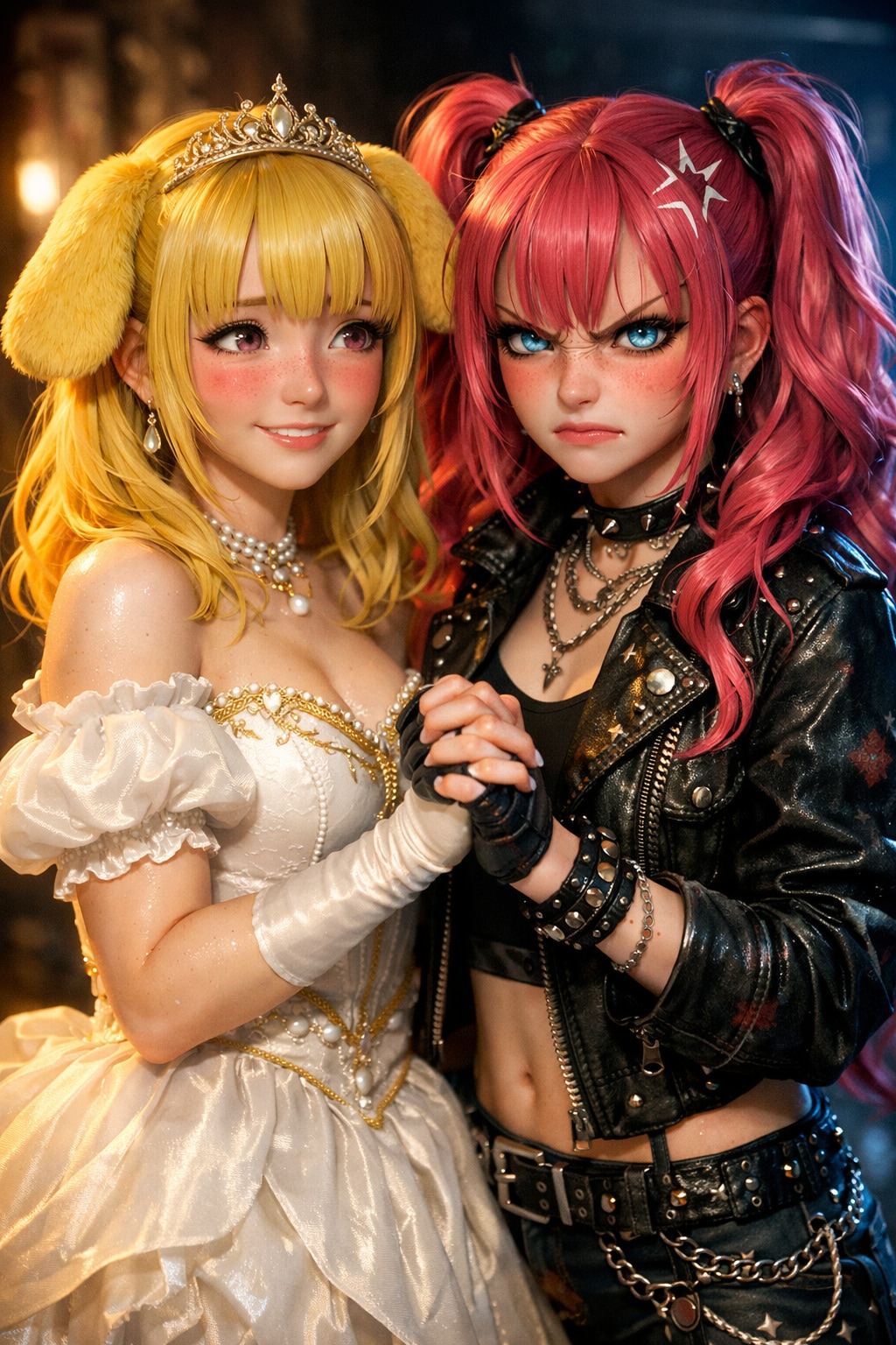 正反対な双子 | の人気AIイラスト・グラビア