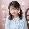 部屋着の女性 2枚目