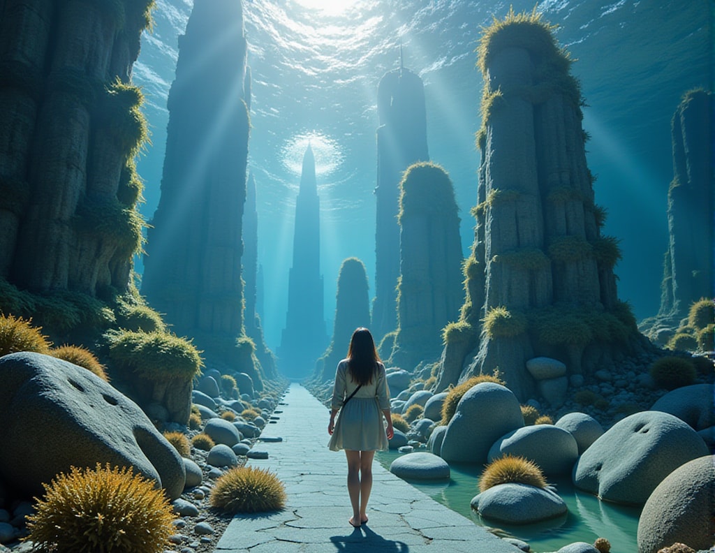 シュールな空間の街