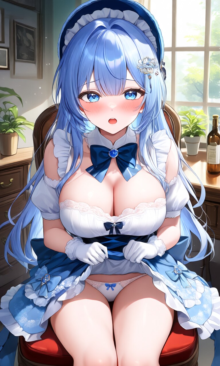 お初パンチラッ