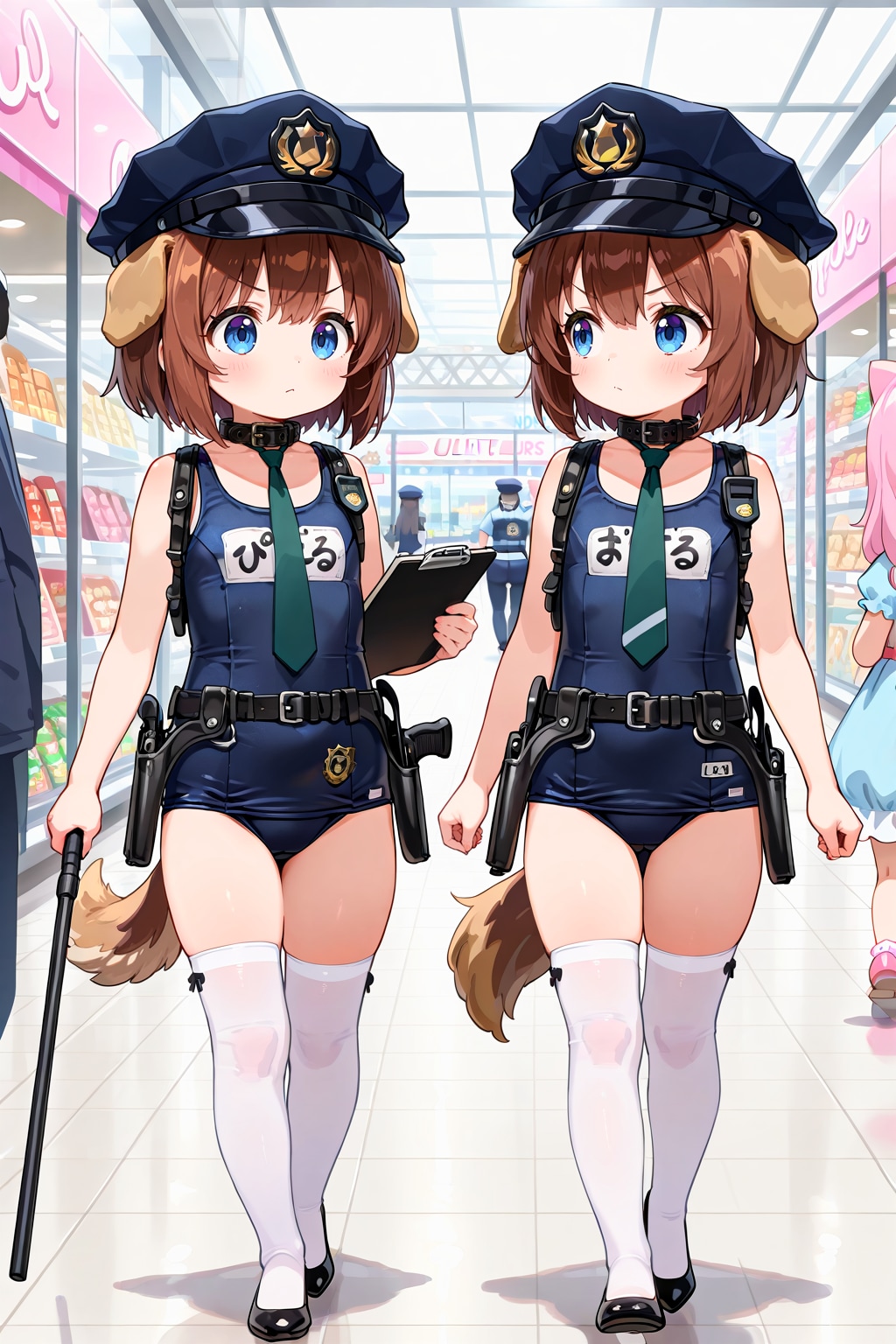 スク水ポリスわんこ