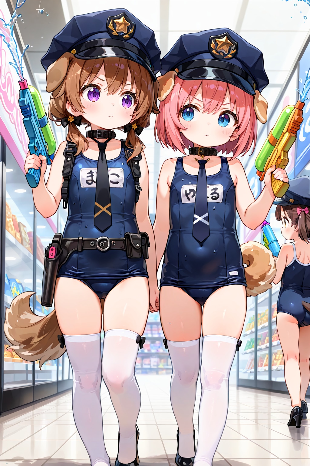 スク水ポリスわんこ