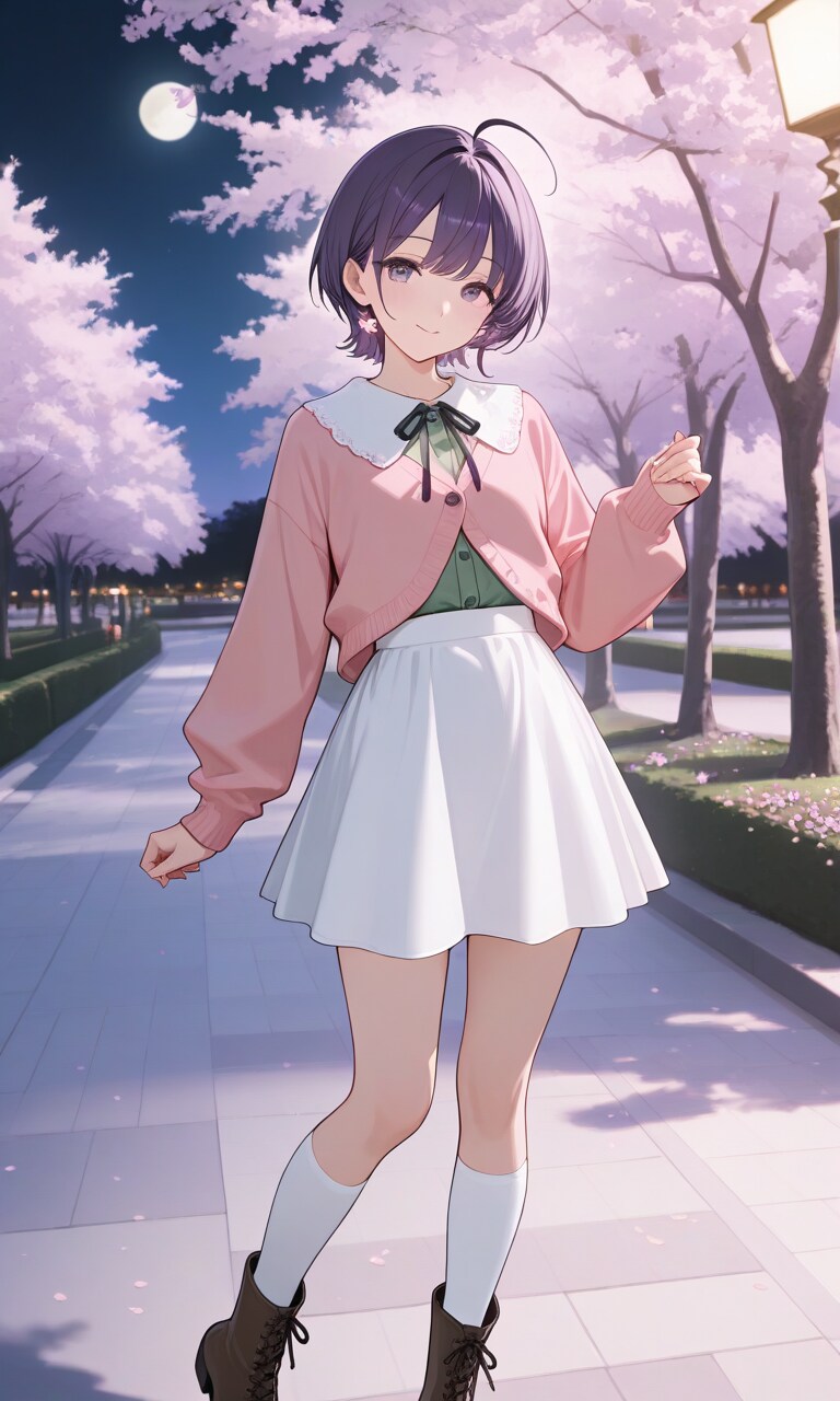 夜桜と烏夜ちゃん