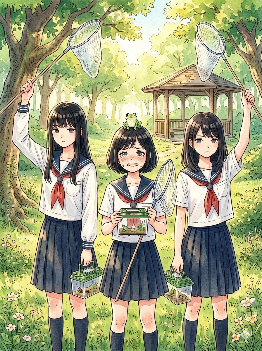 つ～かまえた！