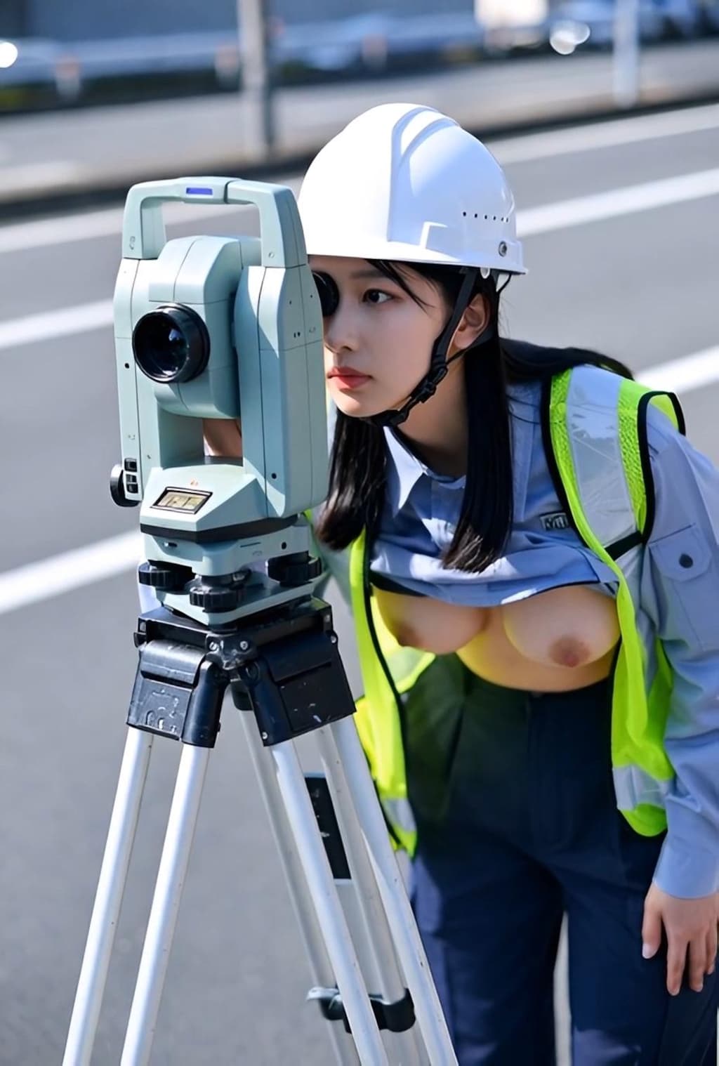 動画発売！●胸丸出し巨乳職業美女 vol.2〜建設作業員・自動車整備士・ハンバーガー屋店員・カジノディーラーほか〜