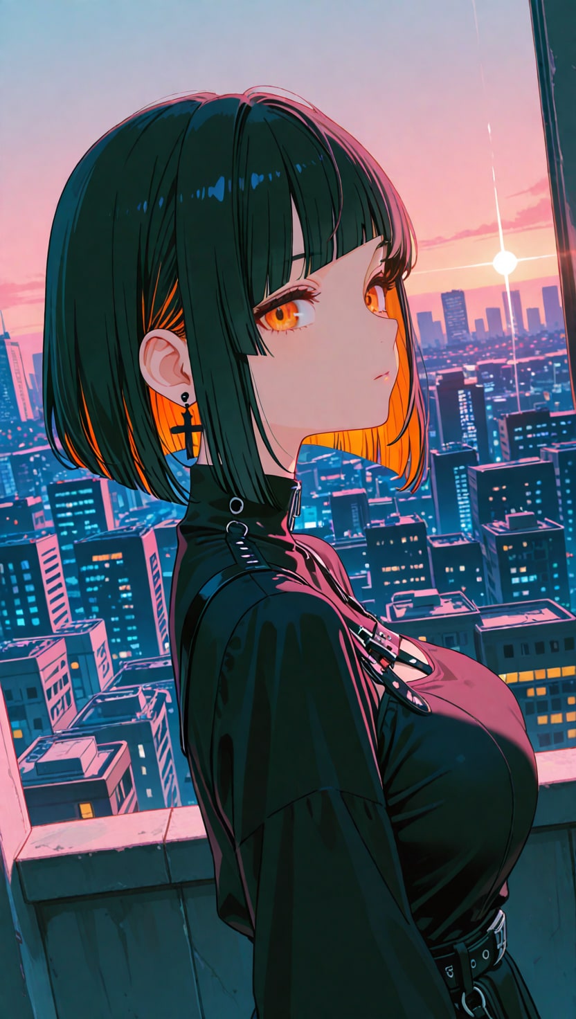 Twilightに染まる街 | の人気AIイラスト・グラビア