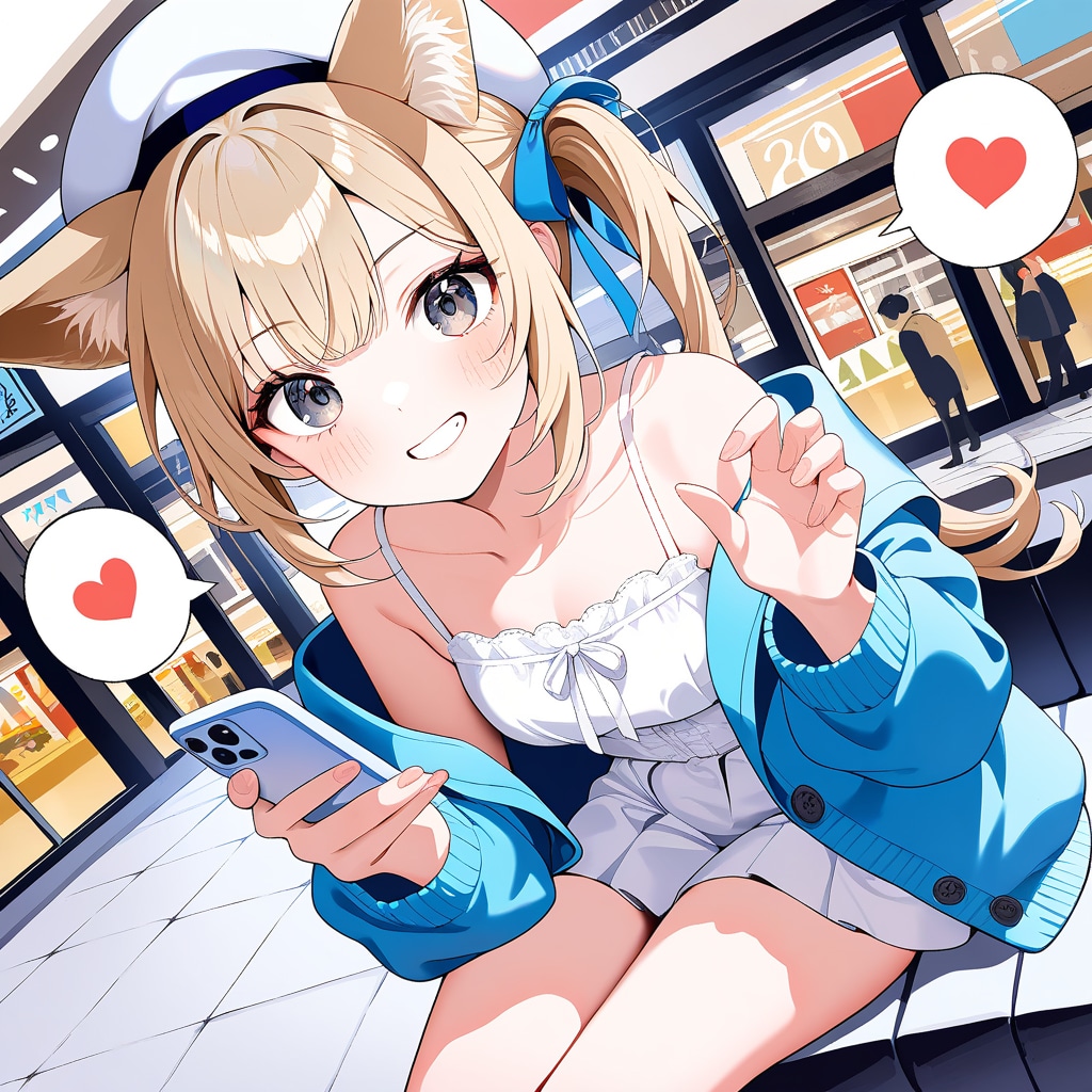 キャミソール狐娘・三女