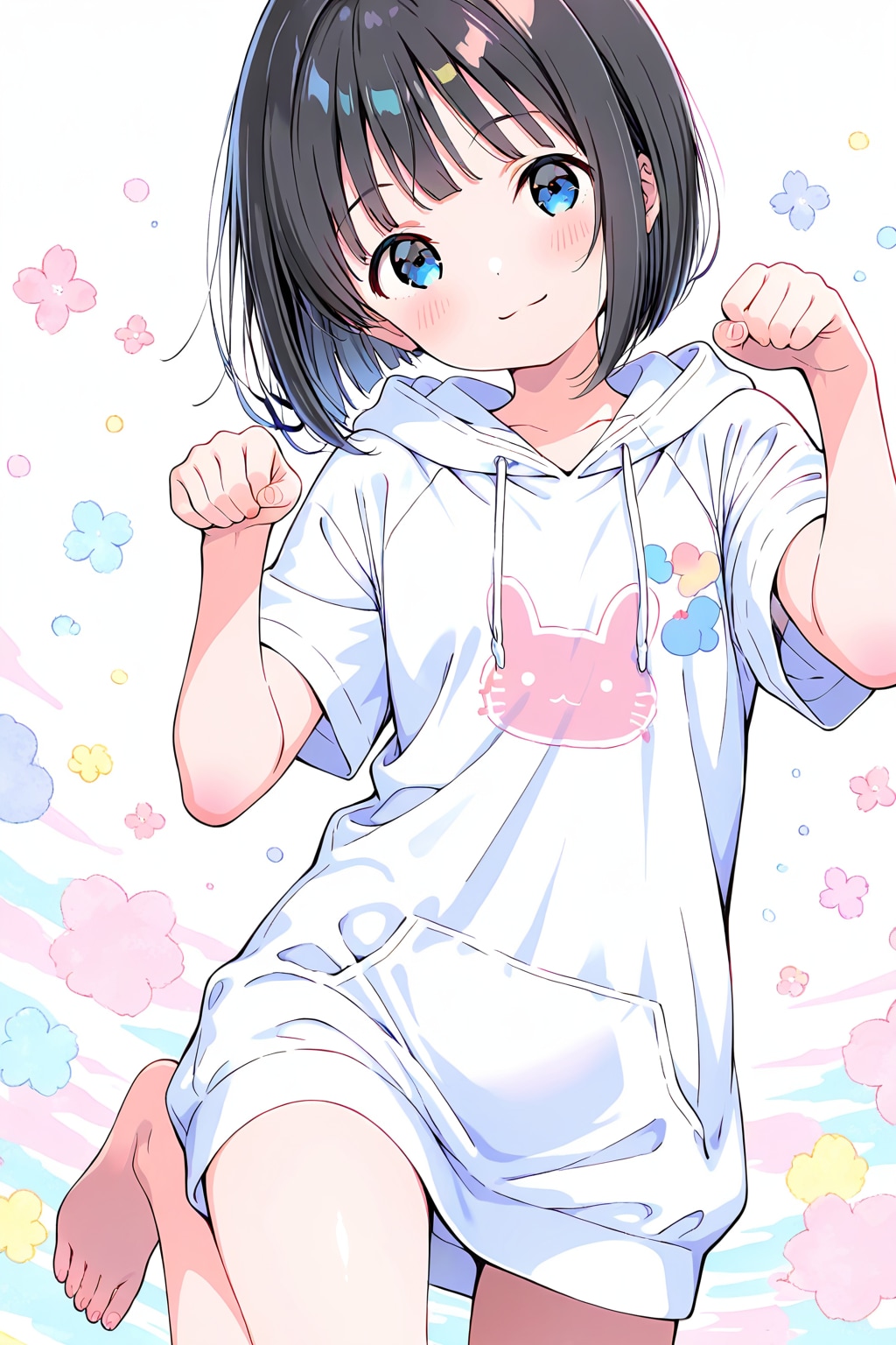 萌えポーズ(HARPY)(水彩タッチ)(17)