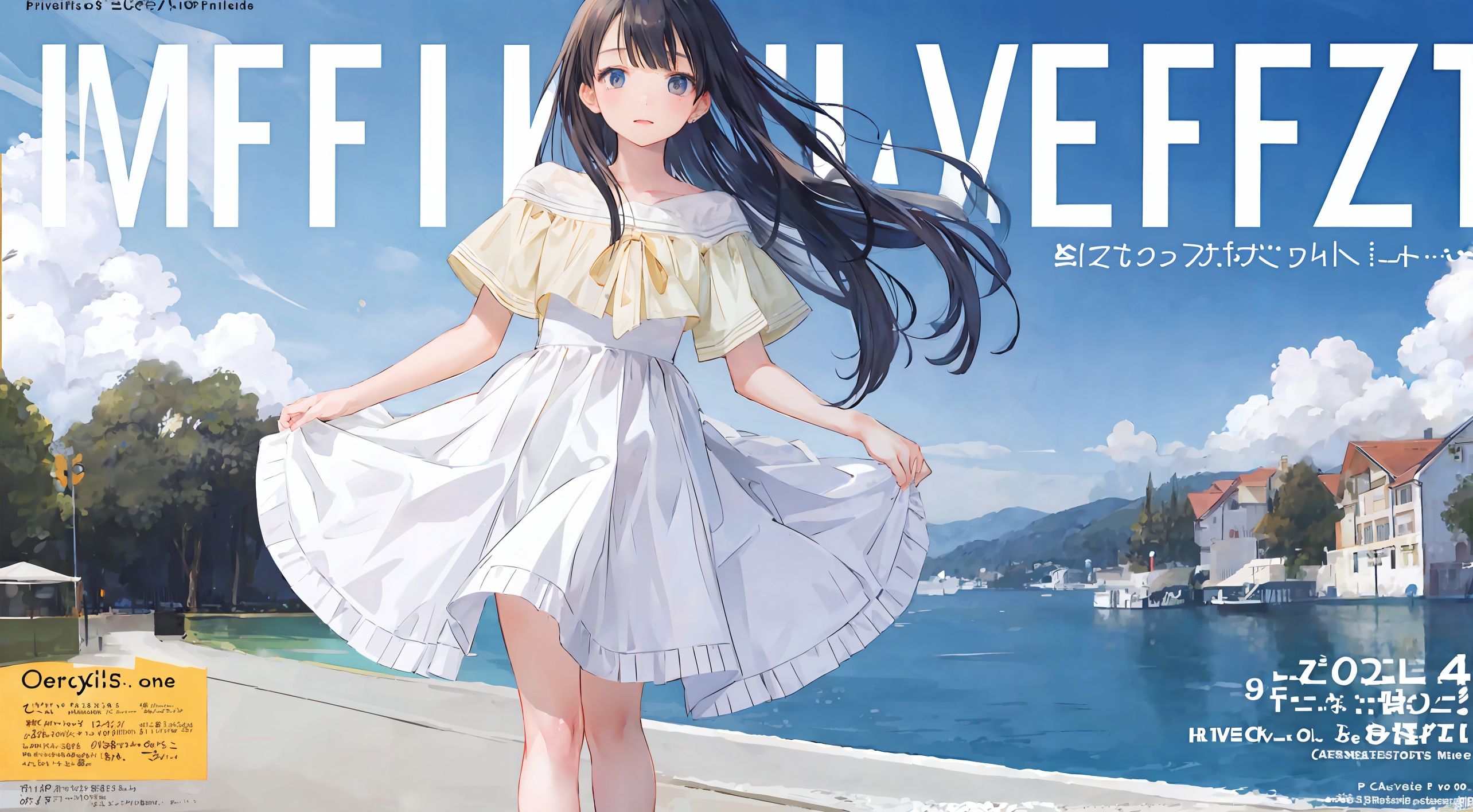 magazine風表紙絵