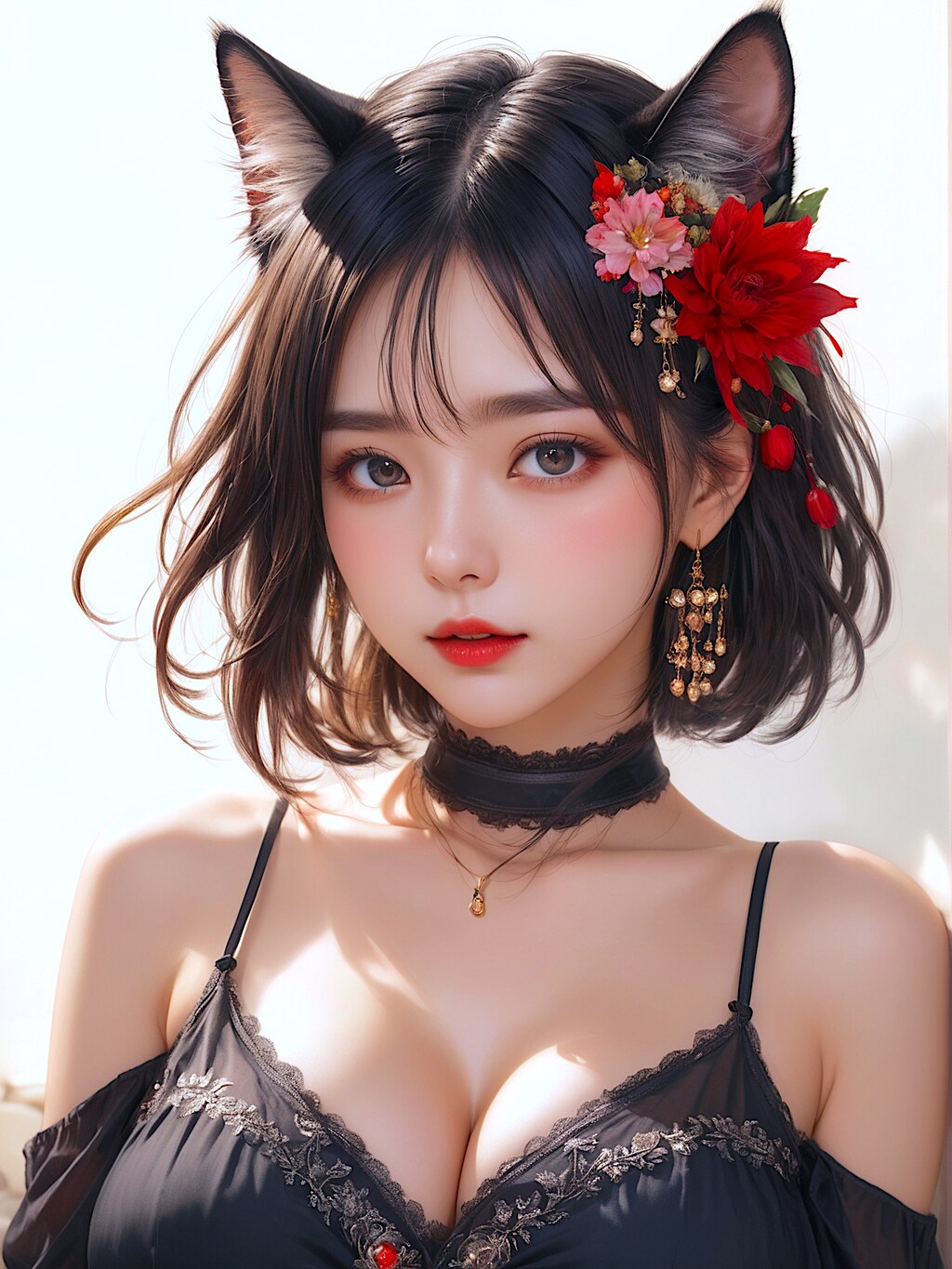 お花にあうにゃか？