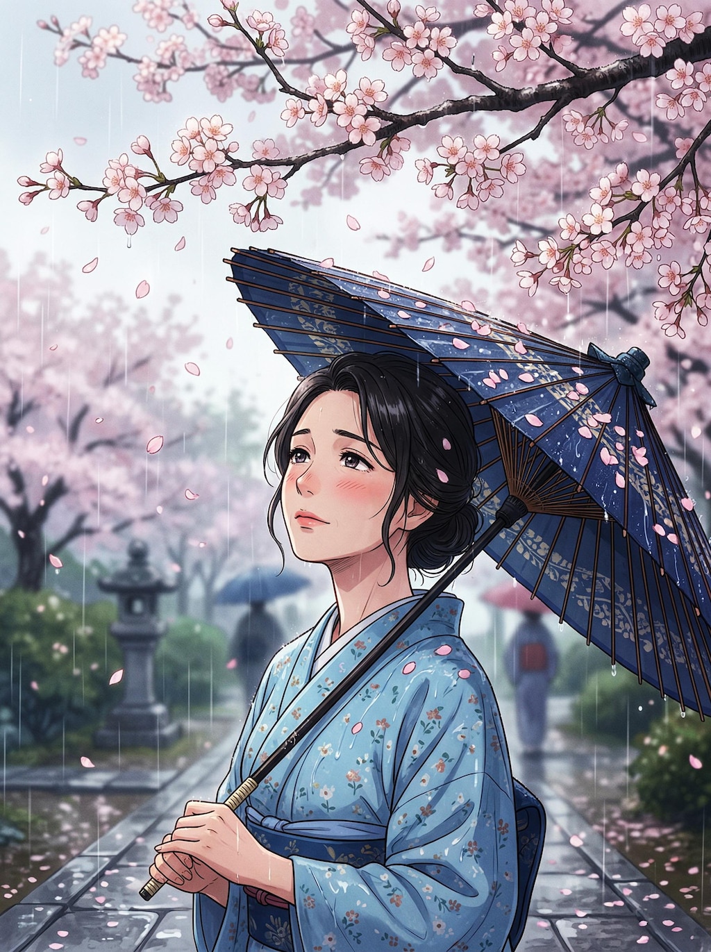 主婦和夢さん・40歳と花散らしの雨