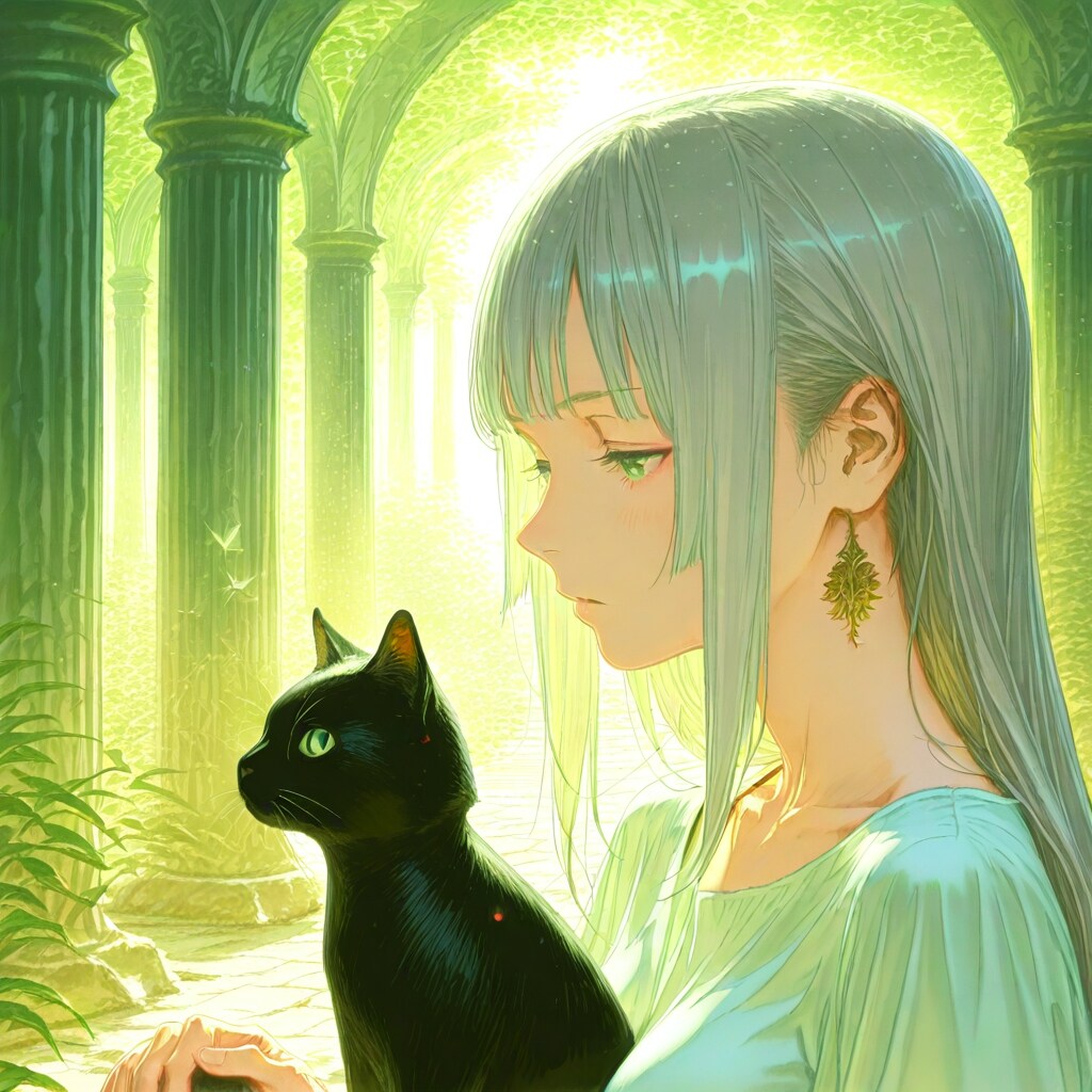 女神と黒猫
