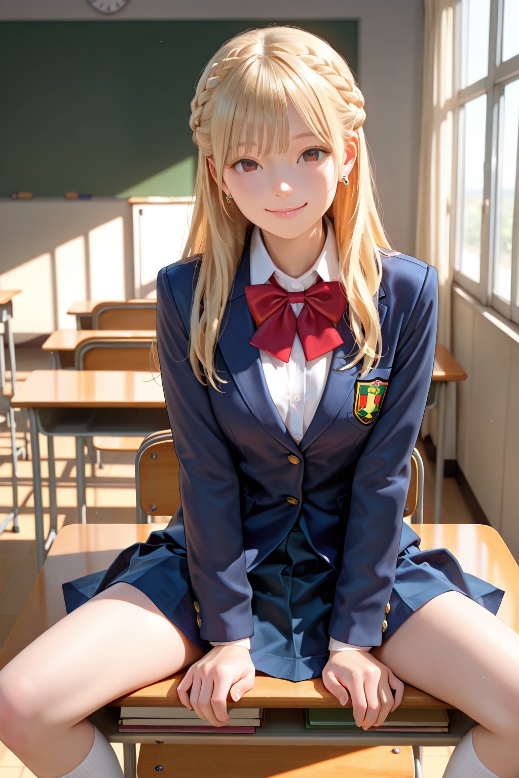 澪奈 school uniform (3)