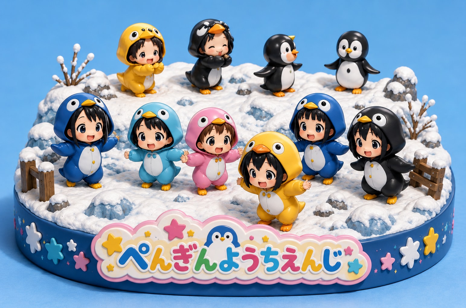 ペンギン園児フィギュア