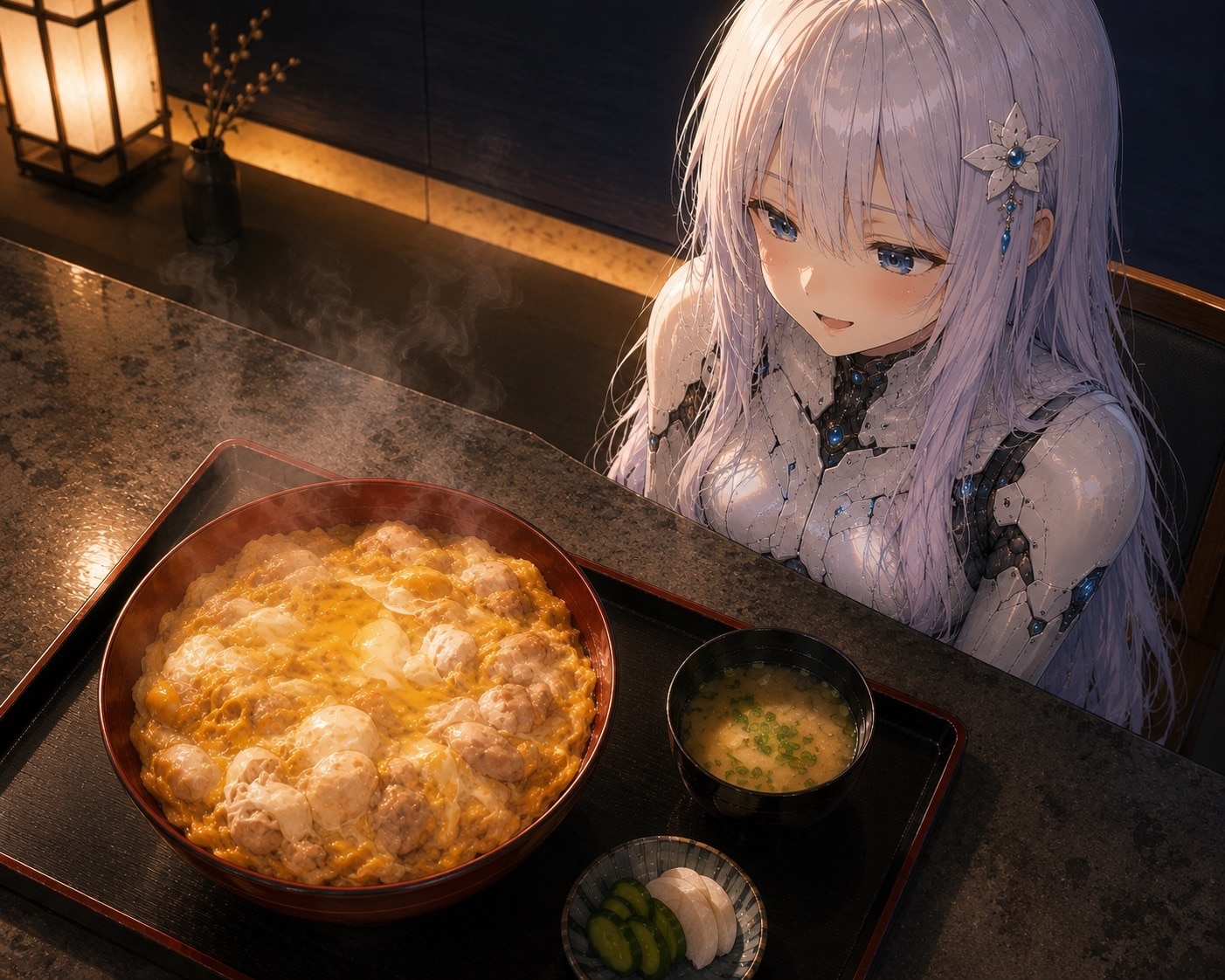 初めての大盛り親子丼