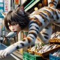 お魚咥えたケモネコ 4枚目