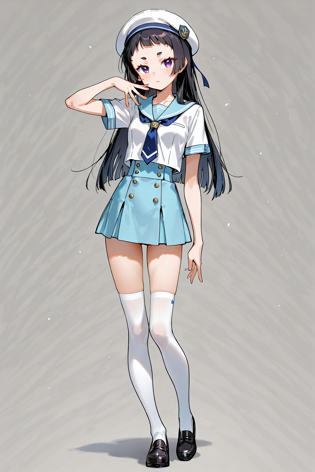 姫カットの学生さん