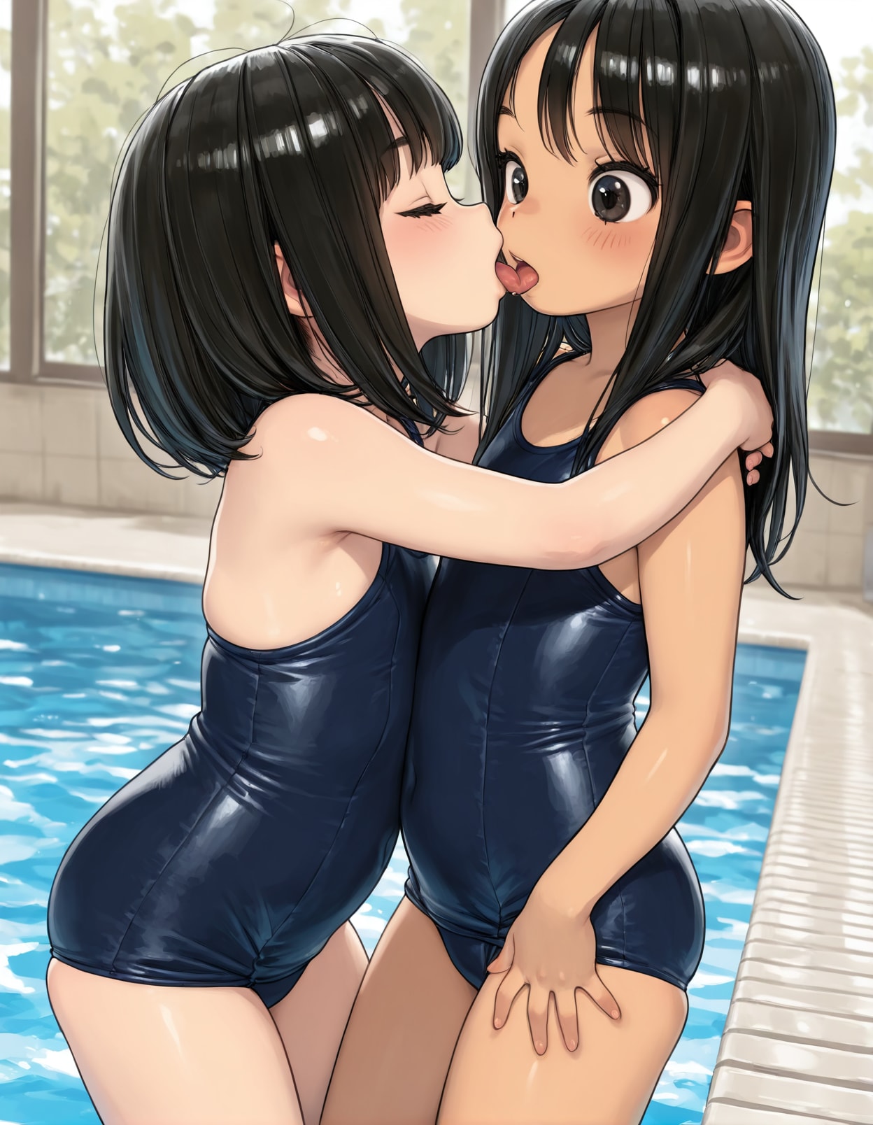スク水キス