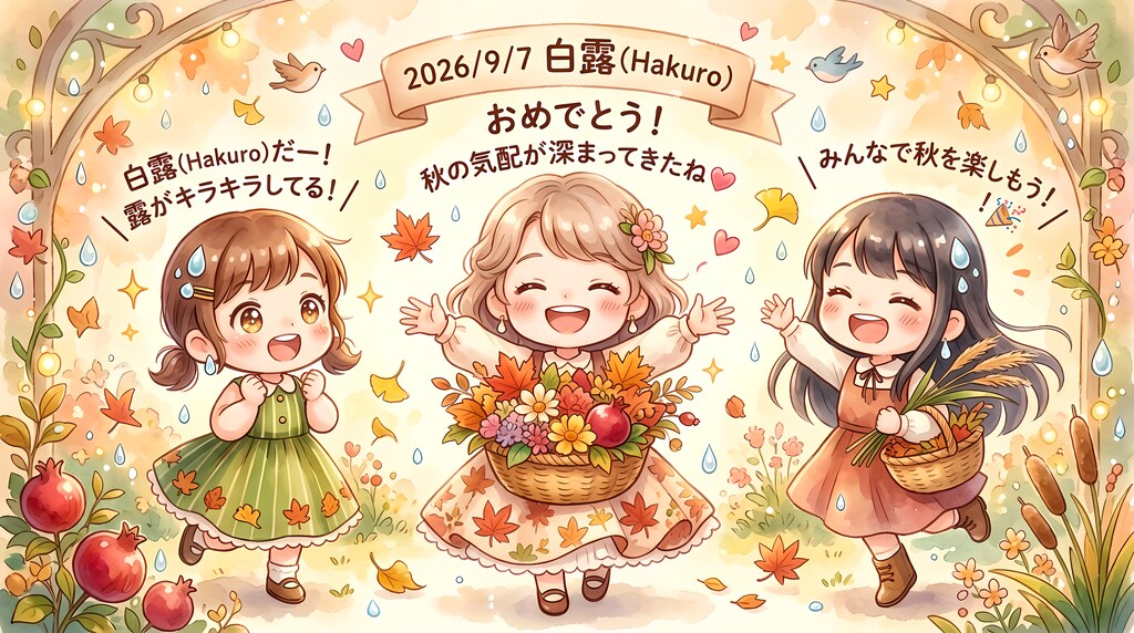 【20260907】今日の記念日