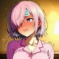 赤面制服＆私服コスプレ眼鏡後輩人妻 3枚目