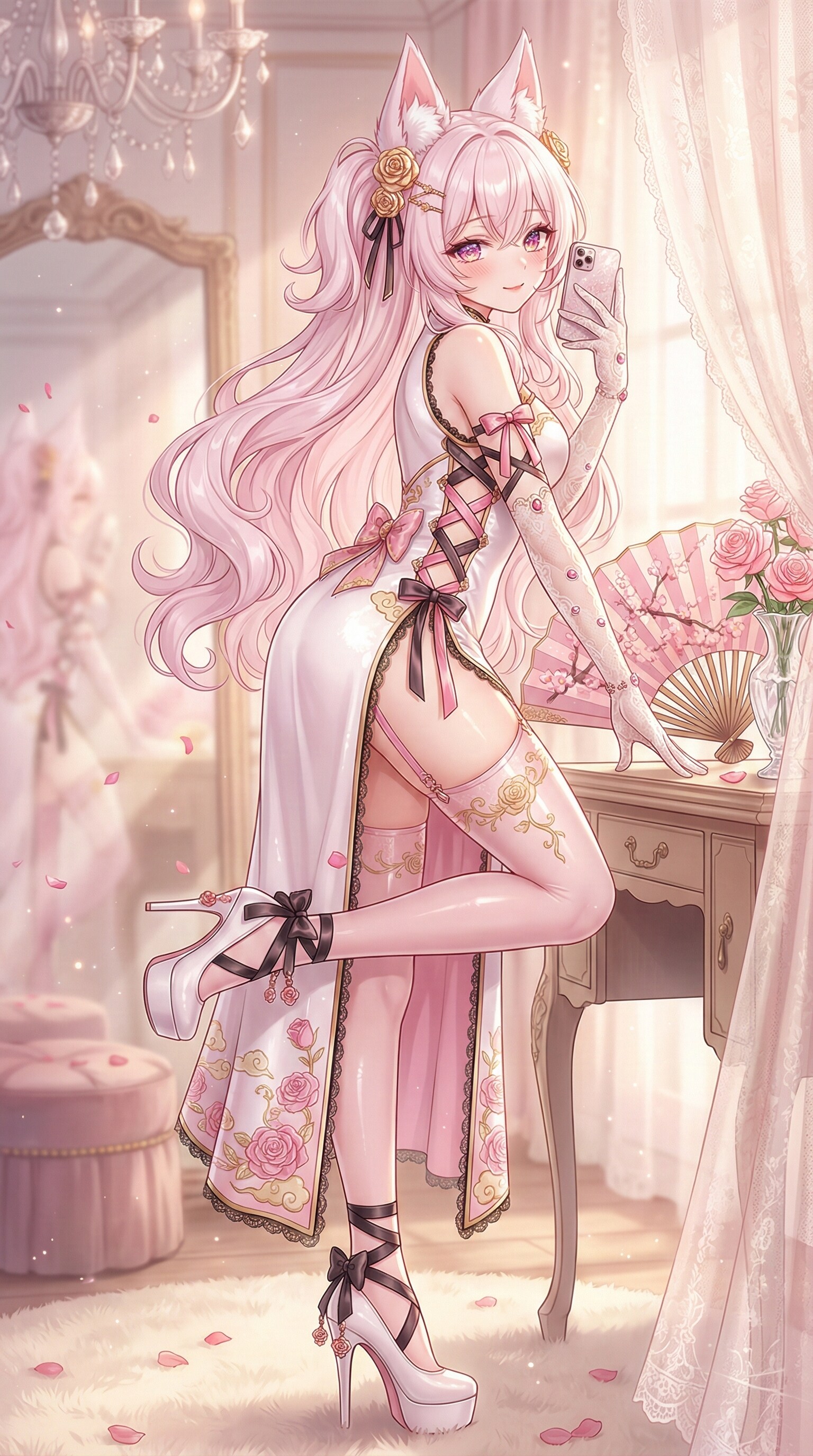 桜狐姫の鏡辺秘戯