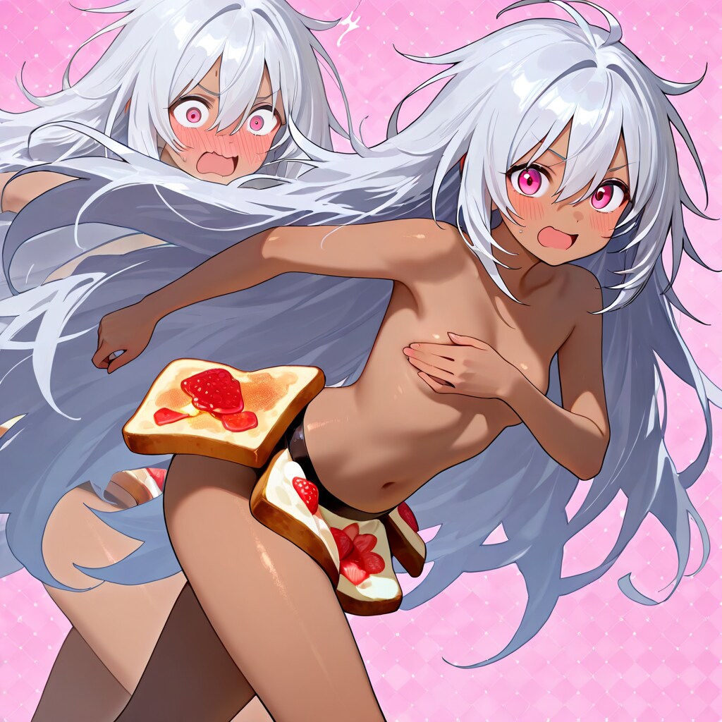 手ブラでトースト