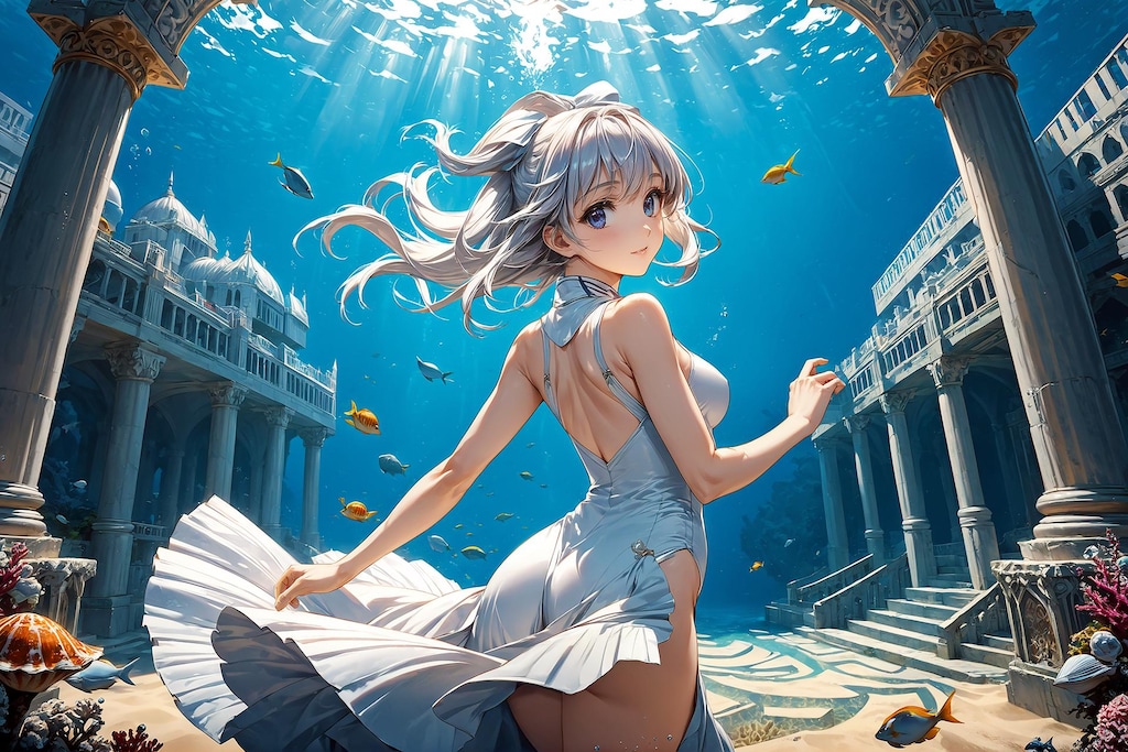 碧き神殿と白銀の君