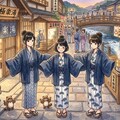 羽織をパタパタ 5枚目