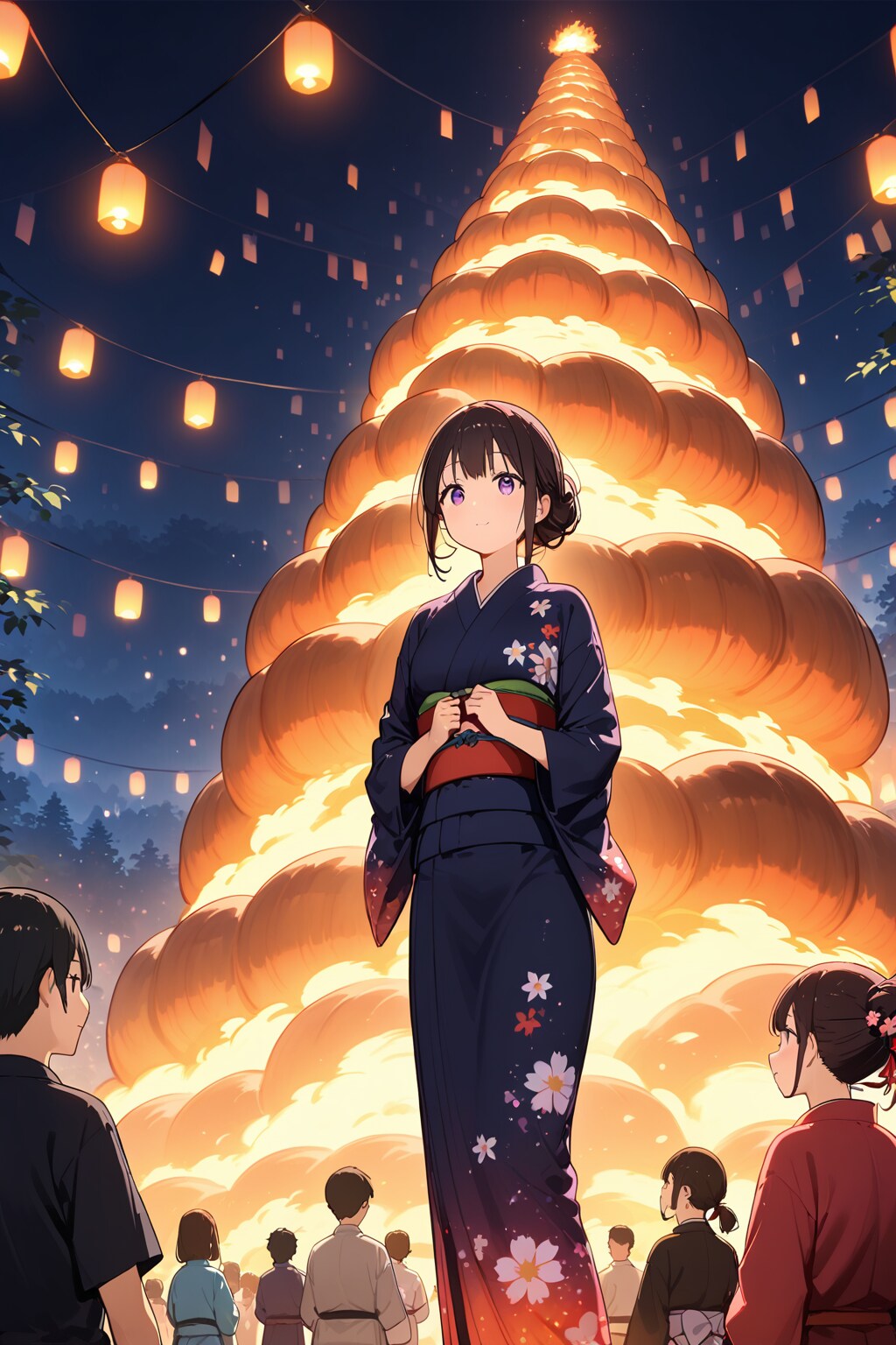 盆送り火【失敗】 | の人気AIイラスト・グラビア