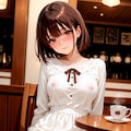 喫茶店でこっそり 4枚目