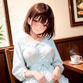 喫茶店でこっそり 5枚目