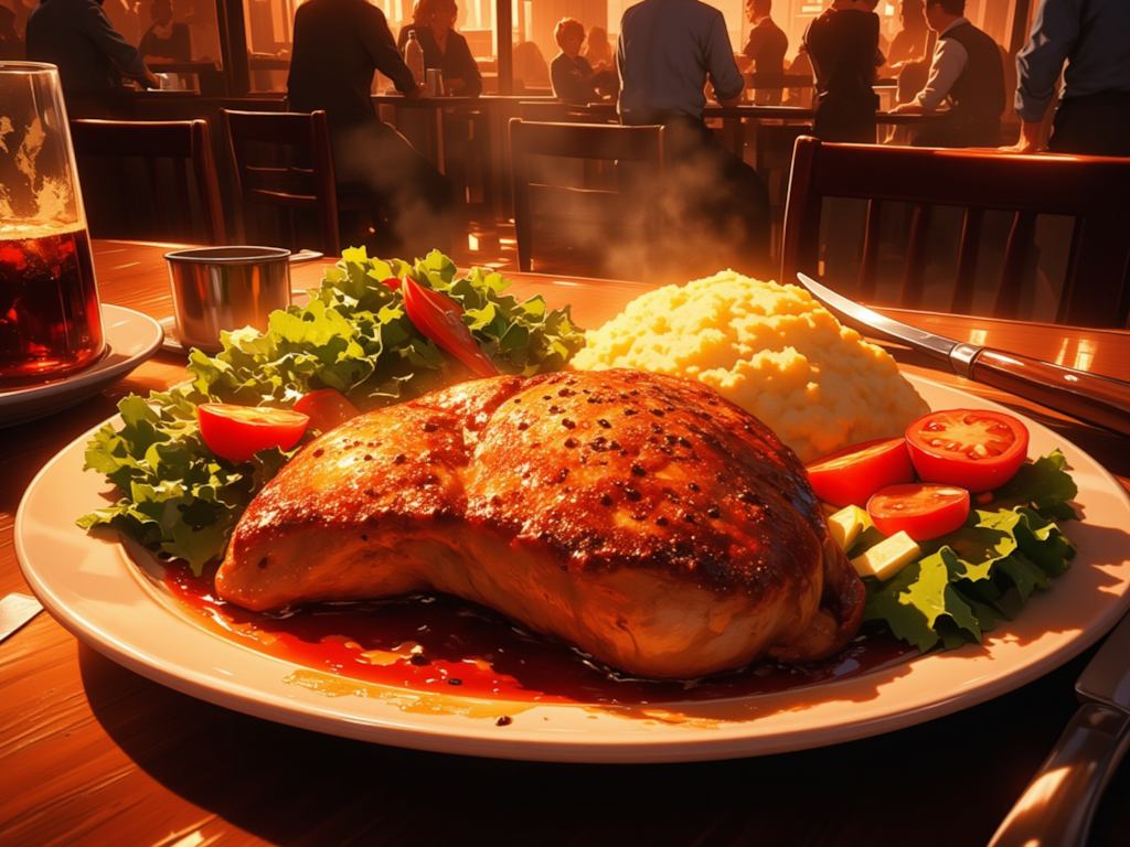 鶏もも肉ステーキ