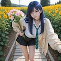 花々と眞琴ちゃん 9枚目