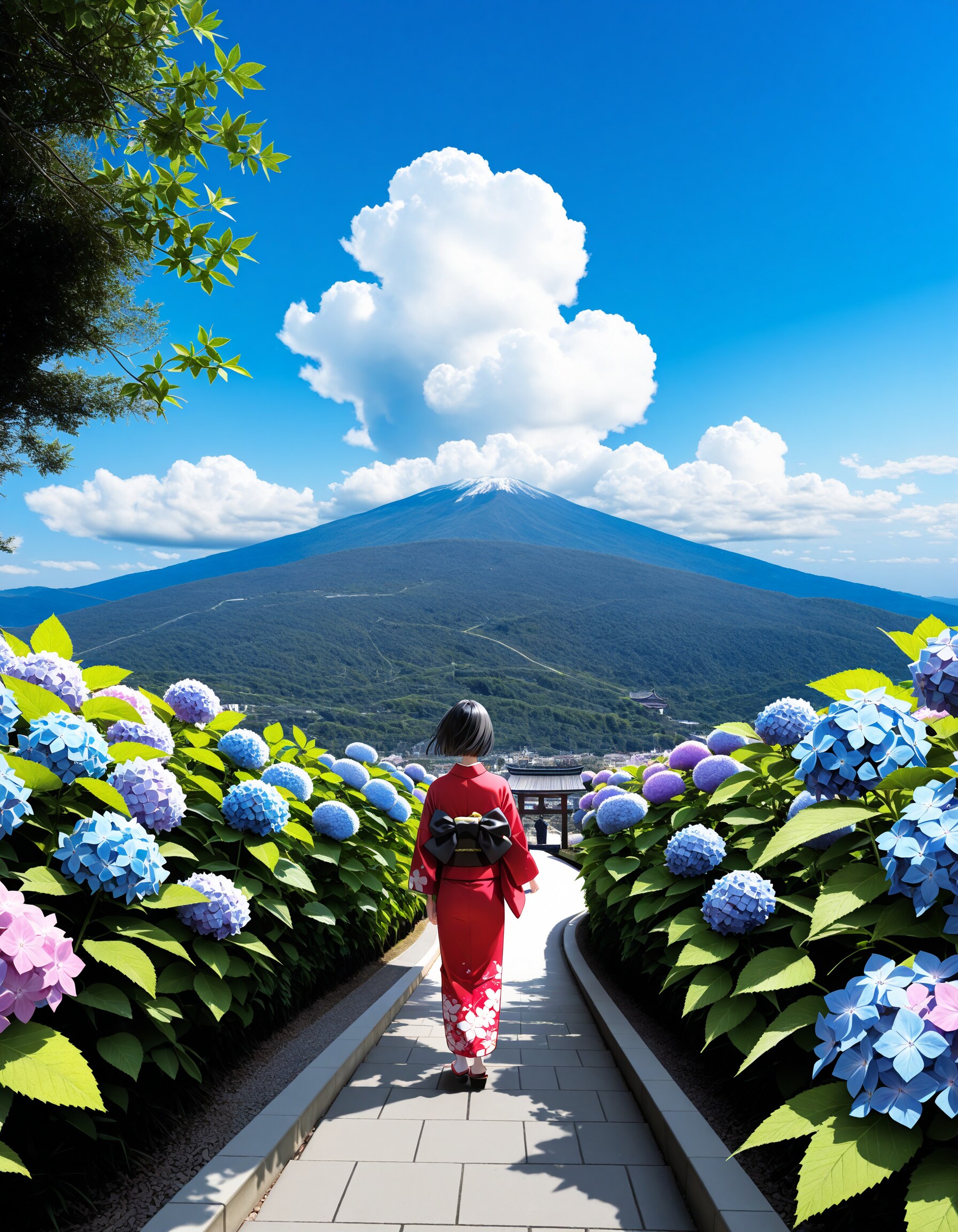 梅雨晴れ