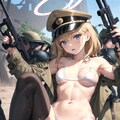 前線の慰安に来てくれた女将校ちゃん 4枚目