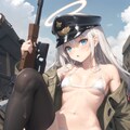 前線の慰安に来てくれた女将校ちゃん 6枚目