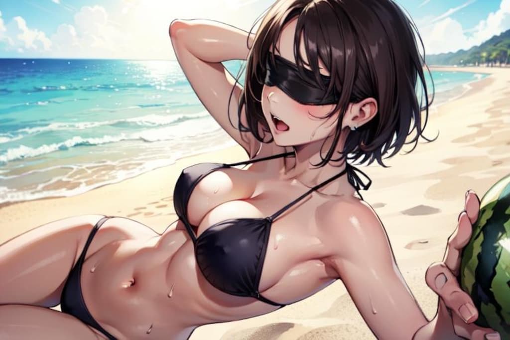 せっかくスイカ割りしたのに！スイカ泥棒は誰だ！