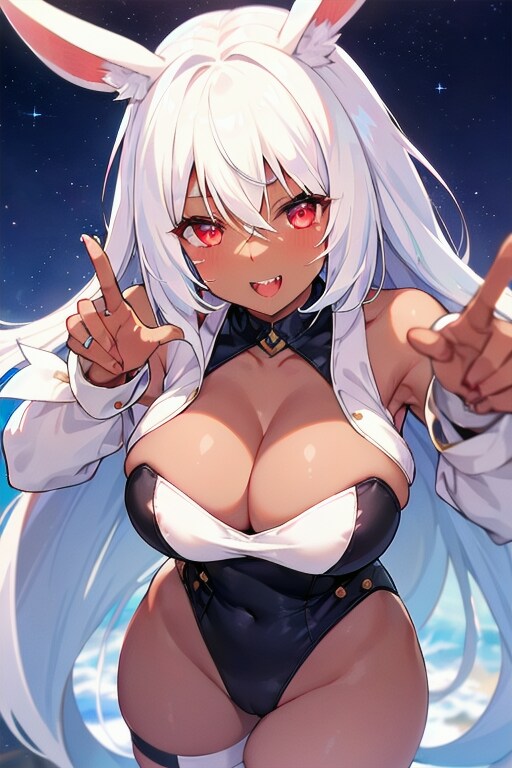 黒ギャルバニーちゃん