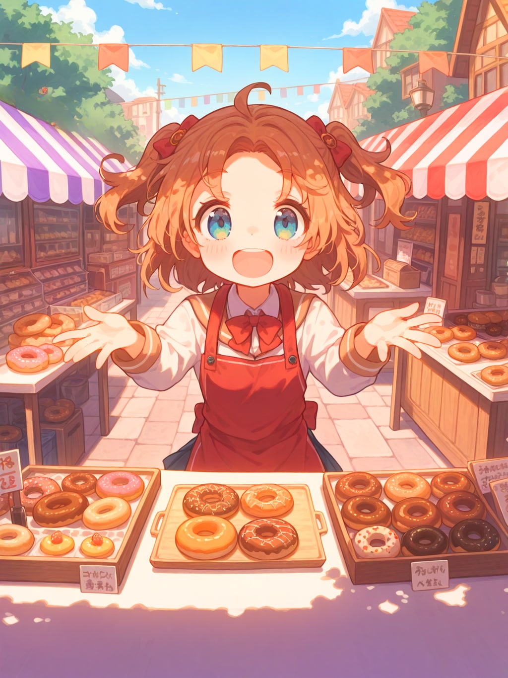 焼き立てのドーナツはいかが？