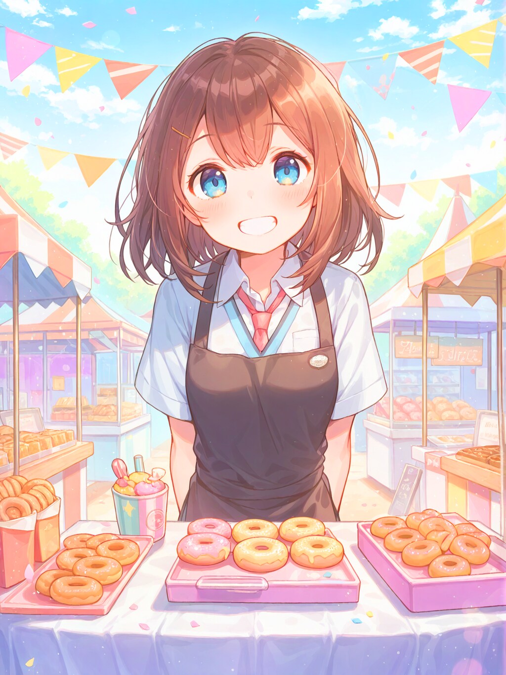 焼き立てのドーナツはいかが？